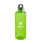 Ormond Bottle with Carabiner Lid, 20 oz - Lime Green - Silk Screen
