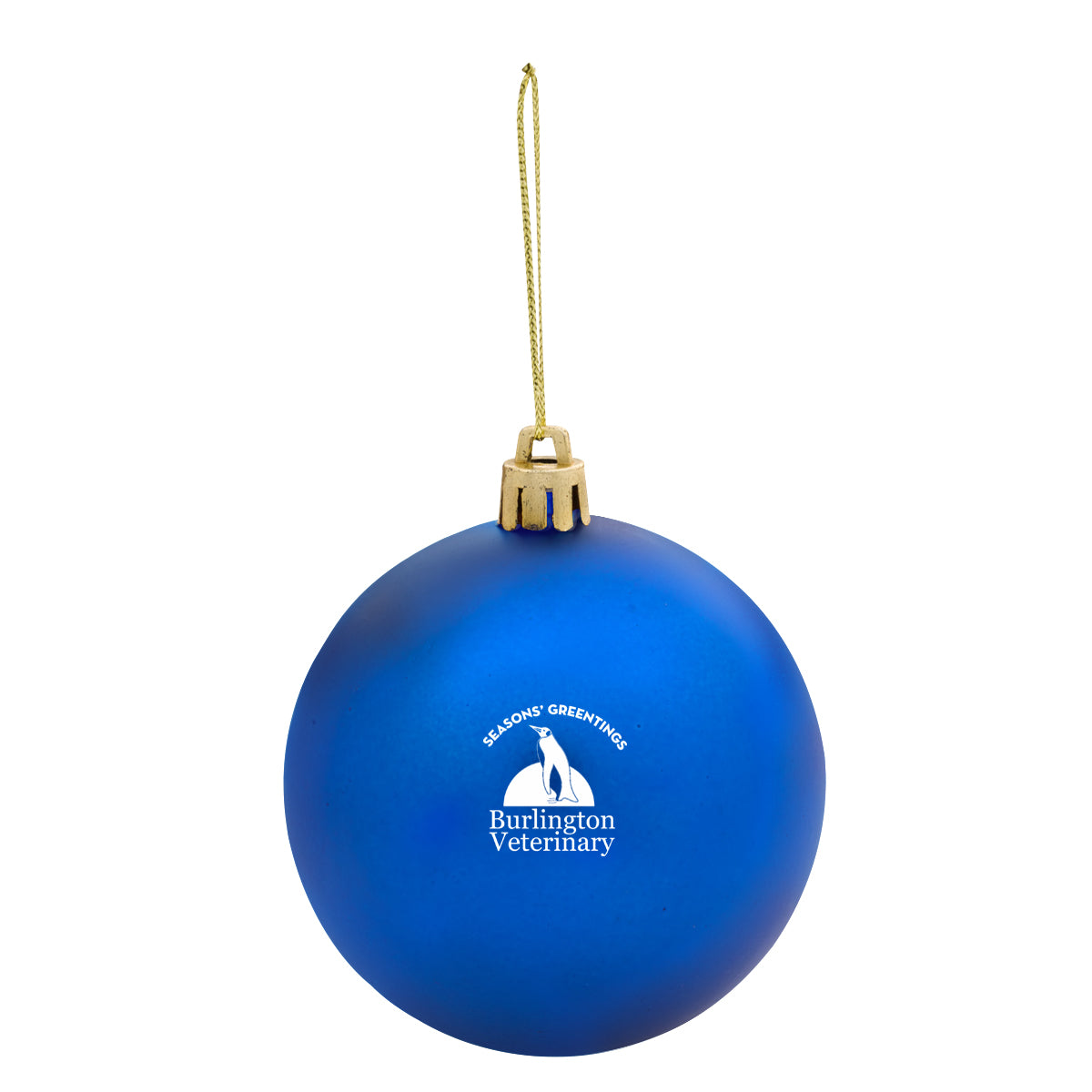 Ornament, Round - Blue - Pad Print