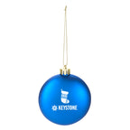 Ornament, Round Disk - Blue - Pad Print