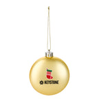Ornament, Round Disk - Gold - Full Color