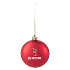 Ornament, Round Disk - Red - Full Color