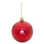 Ornament, Round - Red - Pad Print