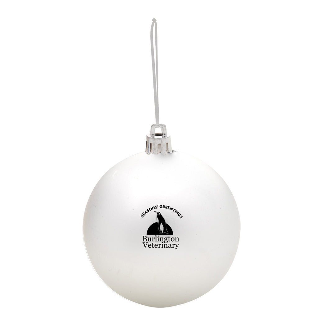 Ornament, Round - Silver - Pad Print