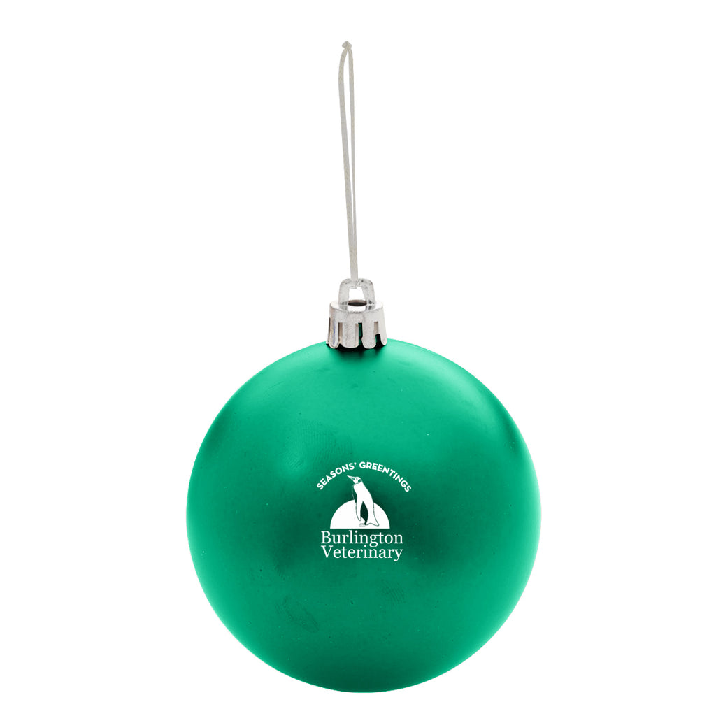 Ornament, Round - Teal - Pad Print