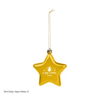 Ornament, Star - Gold - Pad Print