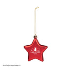 Ornament, Star - Red - Pad Print