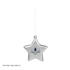 Ornament, Star - Silver - Pad Print