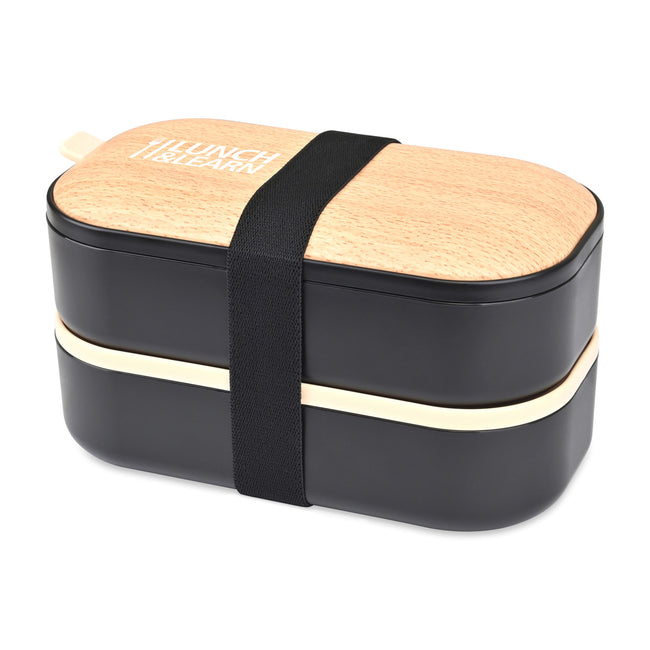 Osaka Vented Bento Box with Utensils, 40 oz Full Color