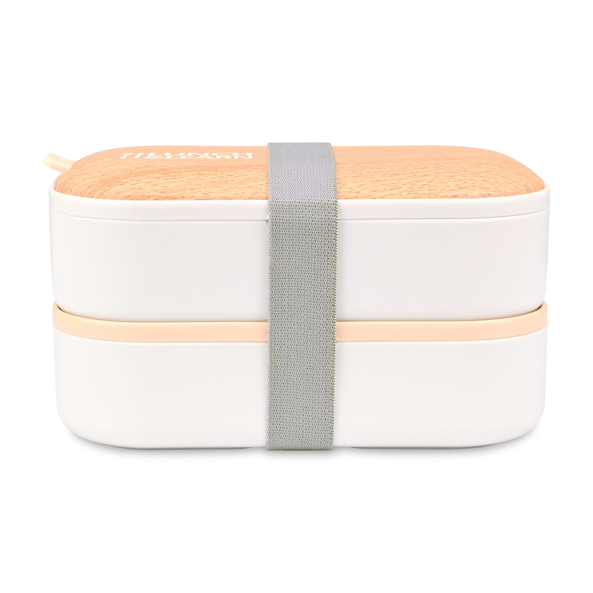 Osaka Vented Bento Box with Utensils, 40 oz Full Color - White - View 3