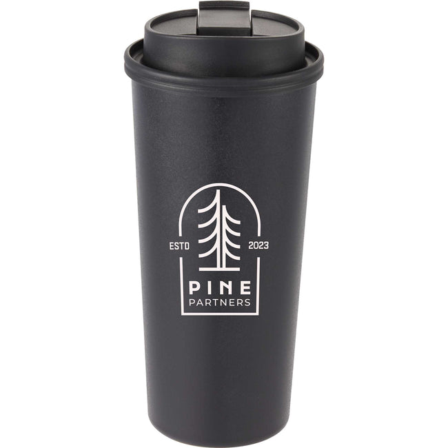Oscar Recycled Stainless Steel Tumbler with Slide Lid, 16 oz Laser Engraving