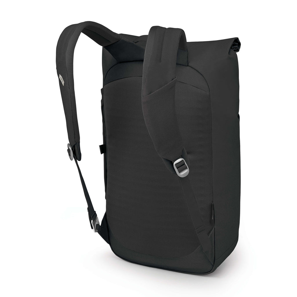 Osprey Arcane Roll Top Laptop Backpack Embroidery - Black - View 4