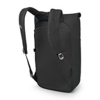 Osprey Arcane Roll Top Laptop Backpack Embroidery - Black - View 4