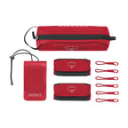 Osprey Luggage Customization Kit with ID Tag Transfer - Poinsettia Red - View 4
