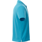 Otis Birdseye Mesh Performance Polo for Men Debossing - Aspen Blue - Right Side