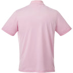 Otis Birdseye Mesh Performance Polo for Men Debossing - Pink Zircon - Back Flat
