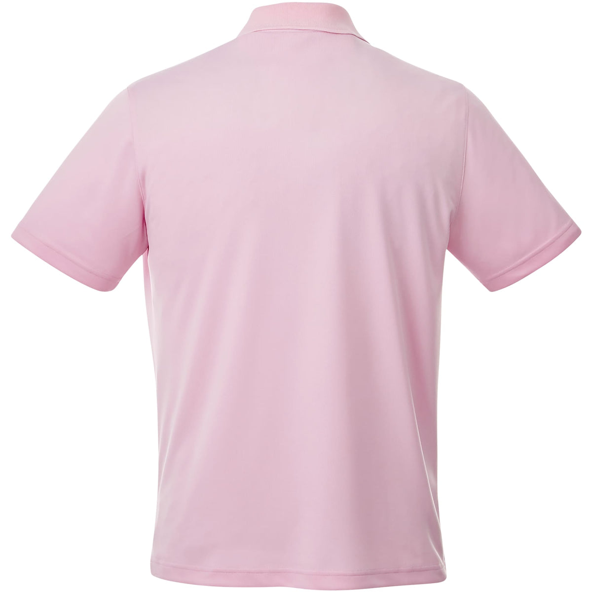 Otis Birdseye Mesh Performance Polo for Men Debossing - Pink Zircon - Back Flat