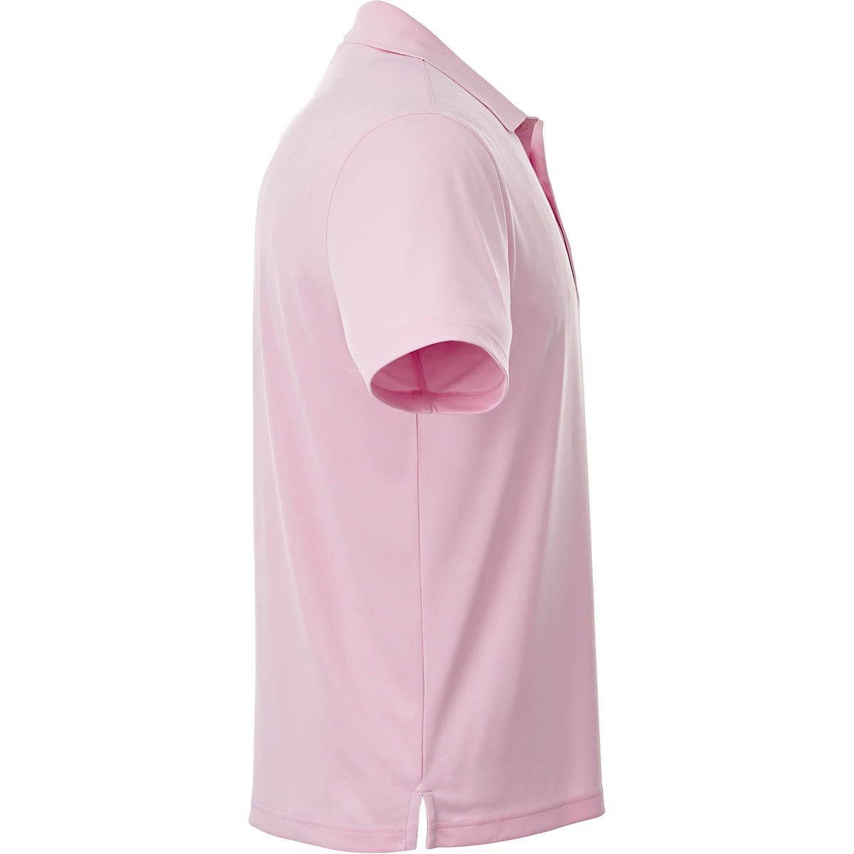 Otis Birdseye Mesh Performance Polo for Men Debossing - Pink Zircon - Right Side