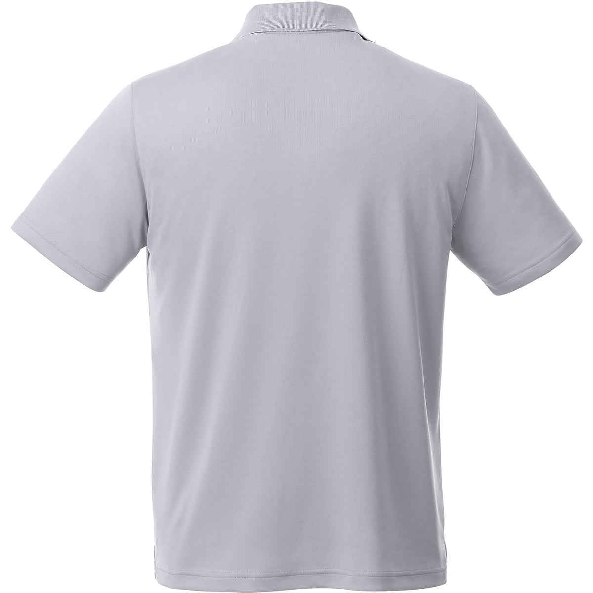 Otis Birdseye Mesh Performance Polo for Men Debossing - Quarry - Back Flat