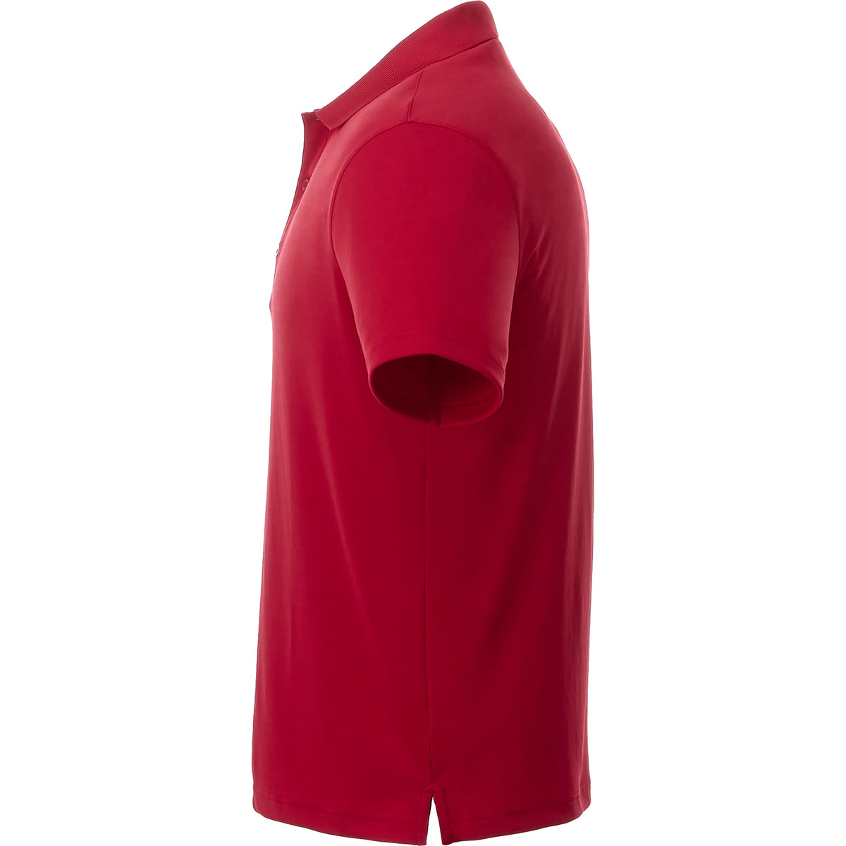 Otis Birdseye Mesh Performance Polo for Men Debossing - Team Red - Left Side