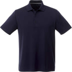 Otis Birdseye Mesh Performance Polo for Men Embroidery - Vintage Navy - Front Flat