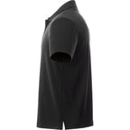 Otis Birdseye Mesh Performance Polo for Men Laser Engraving - Black - Left Side
