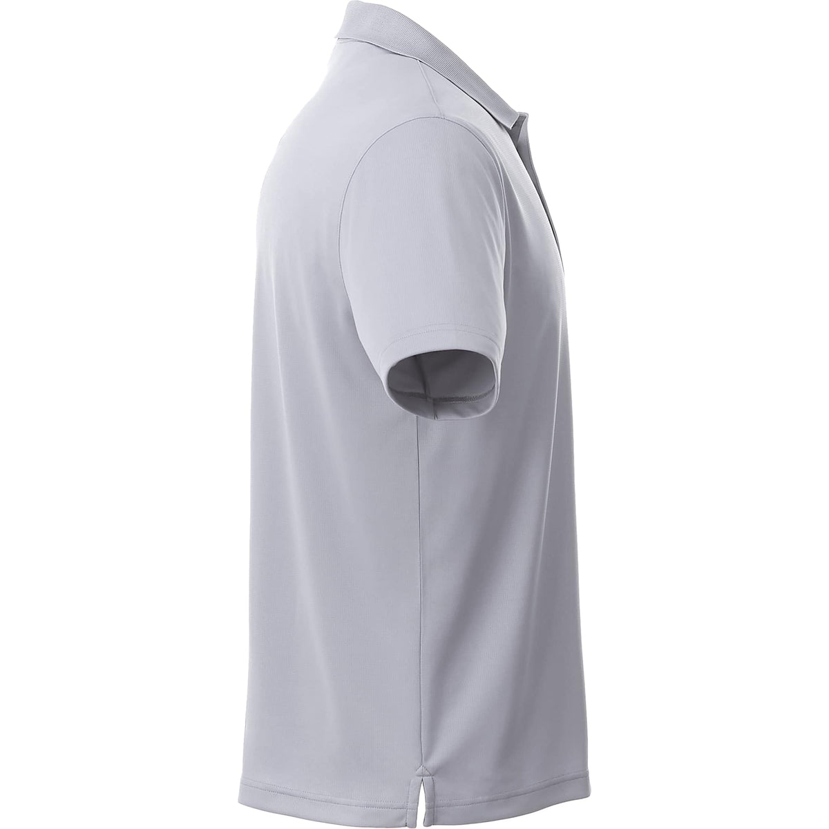 Otis Birdseye Mesh Performance Polo for Men Laser Engraving - Quarry - Right Side