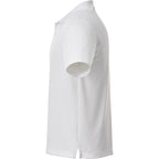 Otis Birdseye Mesh Performance Polo for Men Laser Engraving - White - Left Side