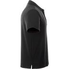 Otis Birdseye Mesh Performance Polo for Men Transfer - Black - Right Side