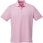 Otis Birdseye Mesh Performance Polo for Men Transfer - Pink Zircon - Front Flat