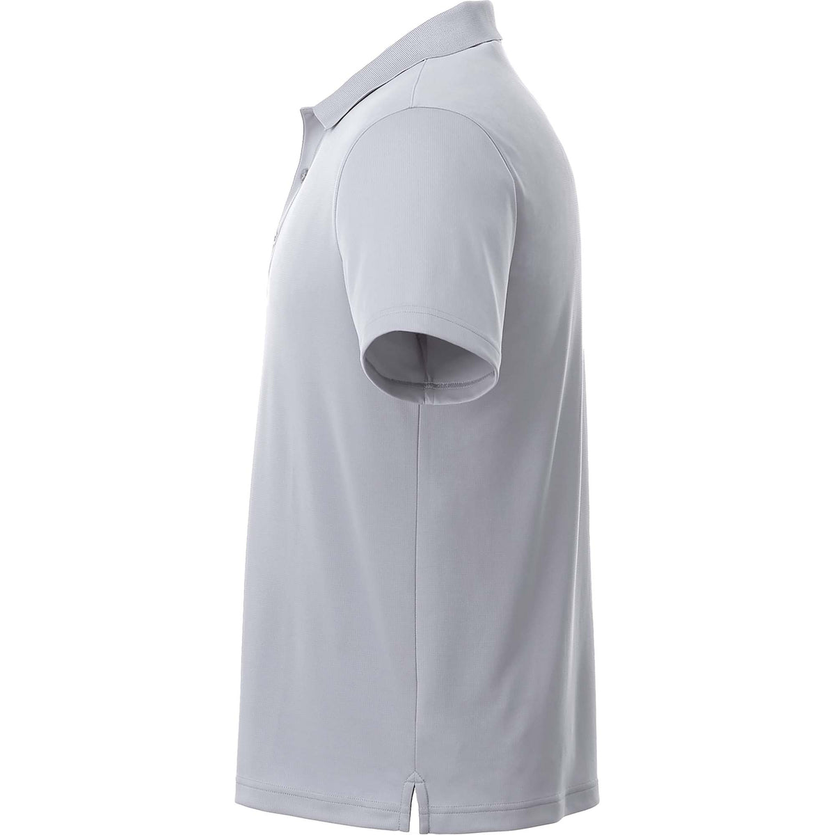 Otis Birdseye Mesh Performance Polo for Men Transfer - Quarry - Left Side