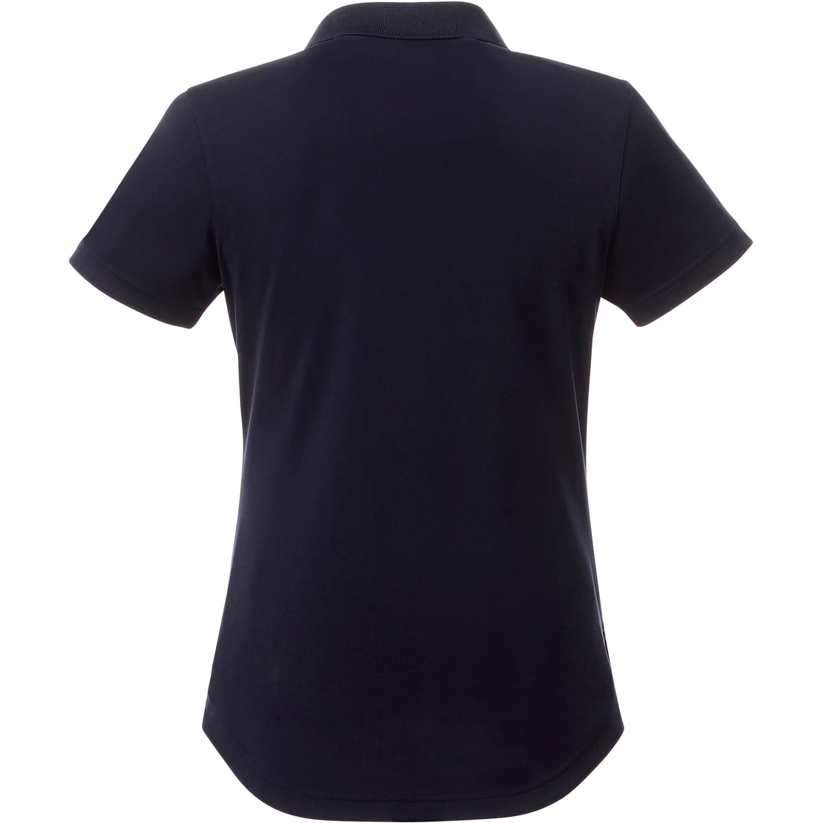 Otis Birdseye Mesh Polo for Women Embroidery - Vintage Navy - Back Flat