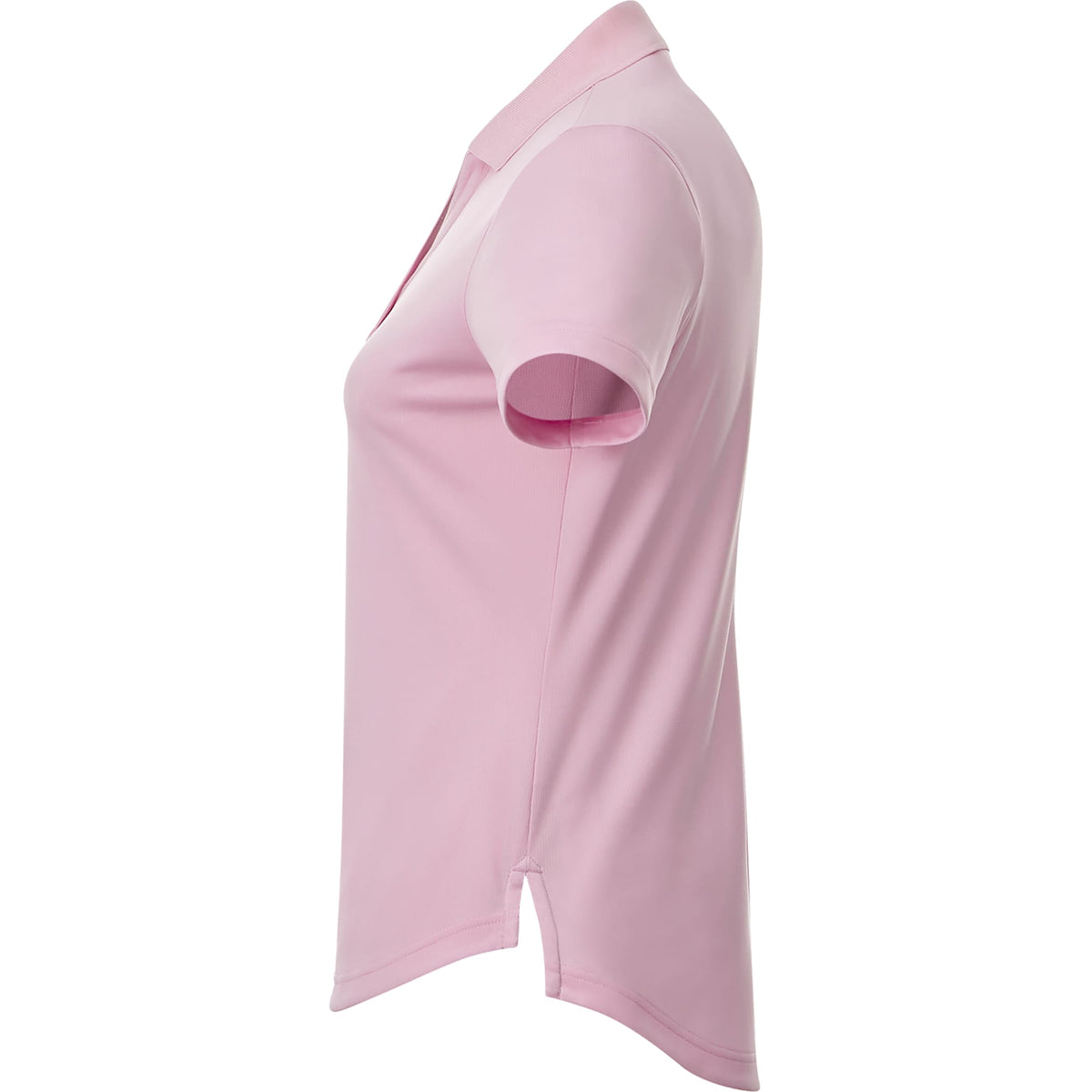 Otis Birdseye Mesh Polo for Women Laser Engraving - Pink Zircon - Left Side