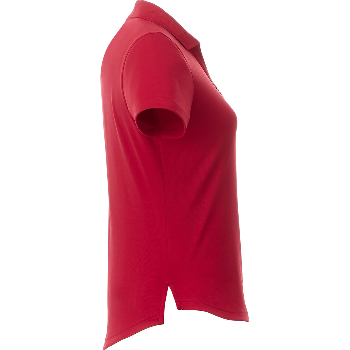 Otis Birdseye Mesh Polo for Women Laser Engraving - Team Red - Right Side
