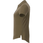 Otis Birdseye Mesh Polo for Women Transfer - Loden - Left Side