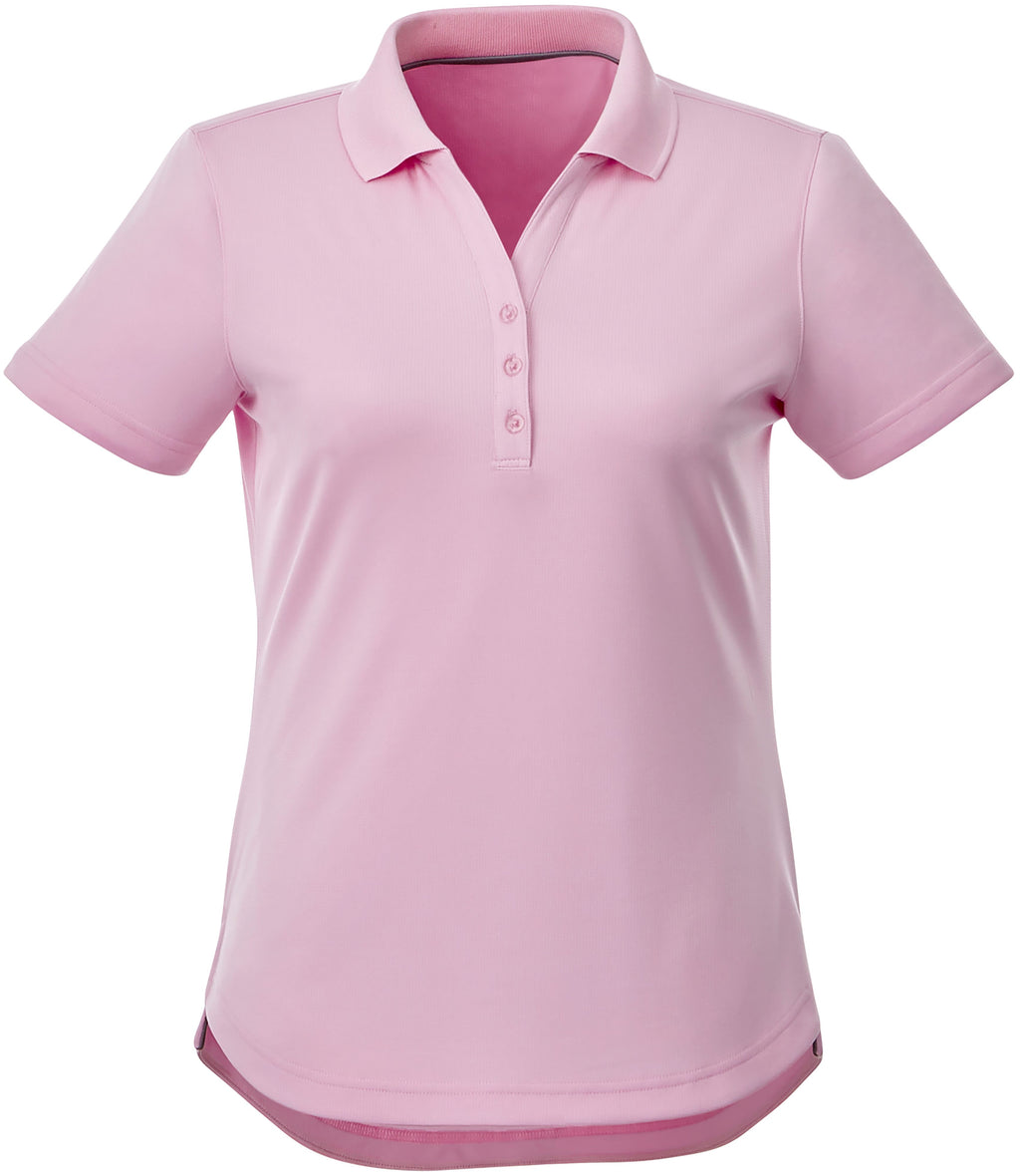 Otis Birdseye Mesh Polo for Women Transfer - Pink Zircon - Front Flat