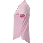 Otis Birdseye Mesh Polo for Women Transfer - Pink Zircon - Left Side