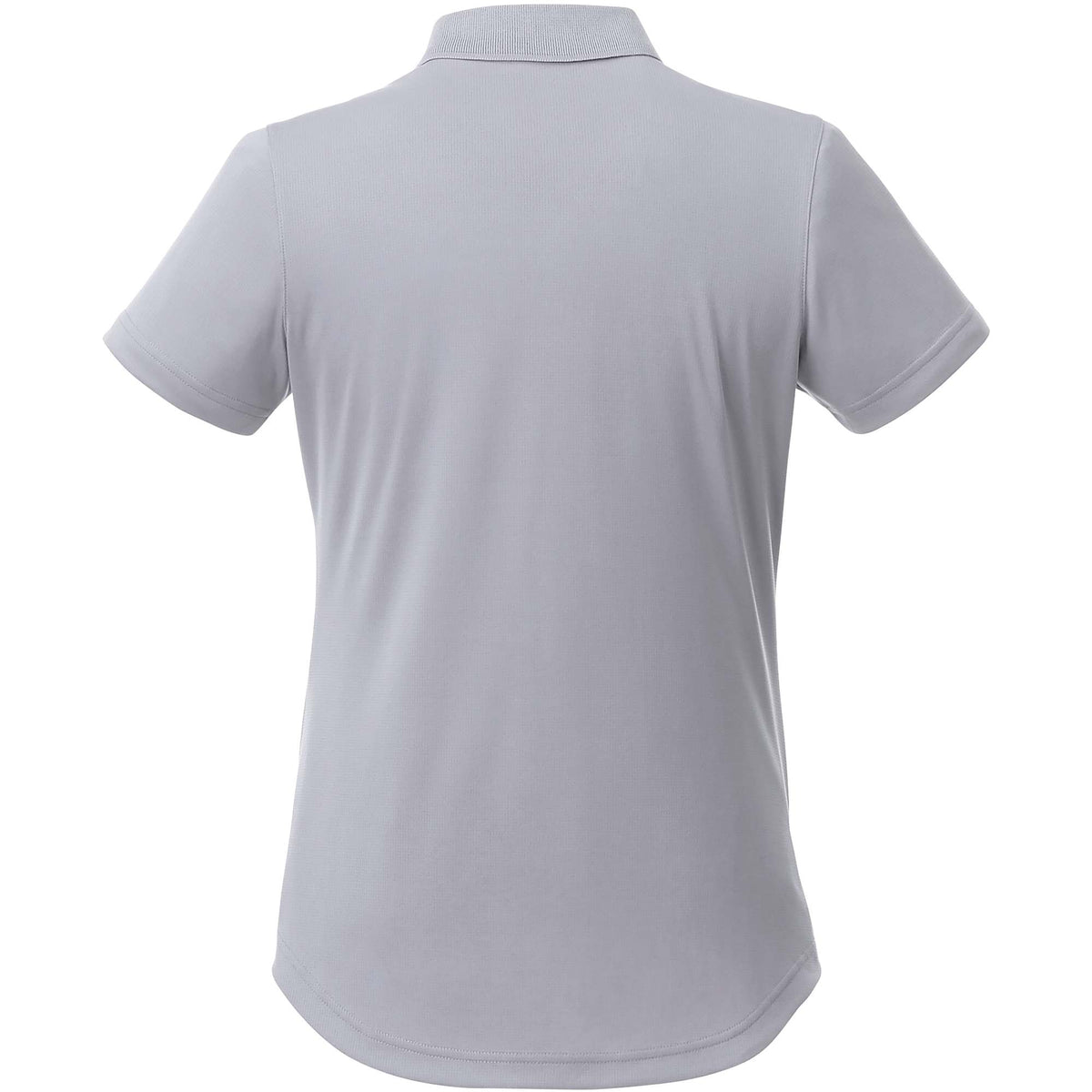 Otis Birdseye Mesh Polo for Women Transfer - Quarry - Back Flat