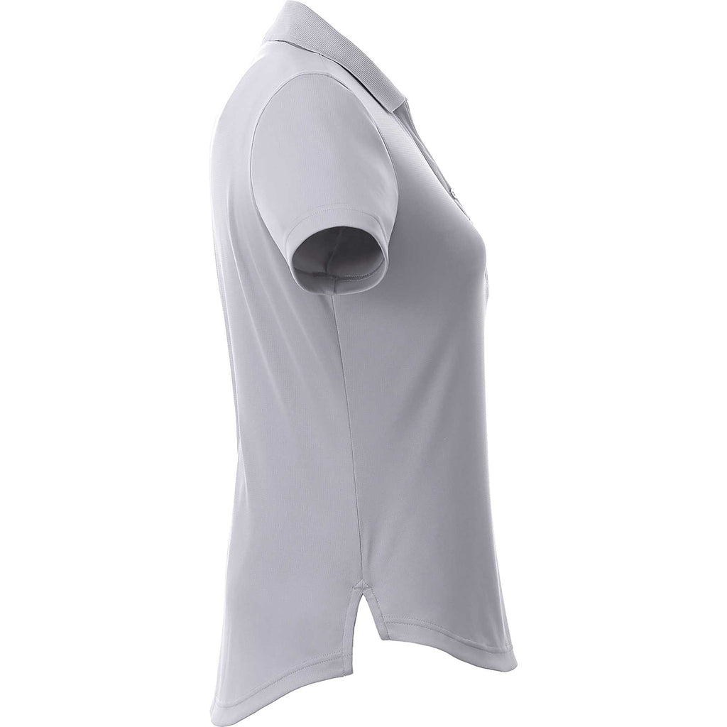 Otis Birdseye Mesh Polo for Women Transfer - Quarry - Right Side