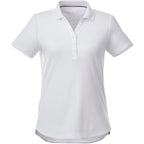 Otis Birdseye Mesh Polo for Women Transfer - White - Front Flat