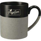 Otis Two Tone Speckled Ceramic Mug, 15 oz - Gray - Front