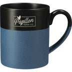 Otis Two Tone Speckled Ceramic Mug, 15 oz - Navy - Photo