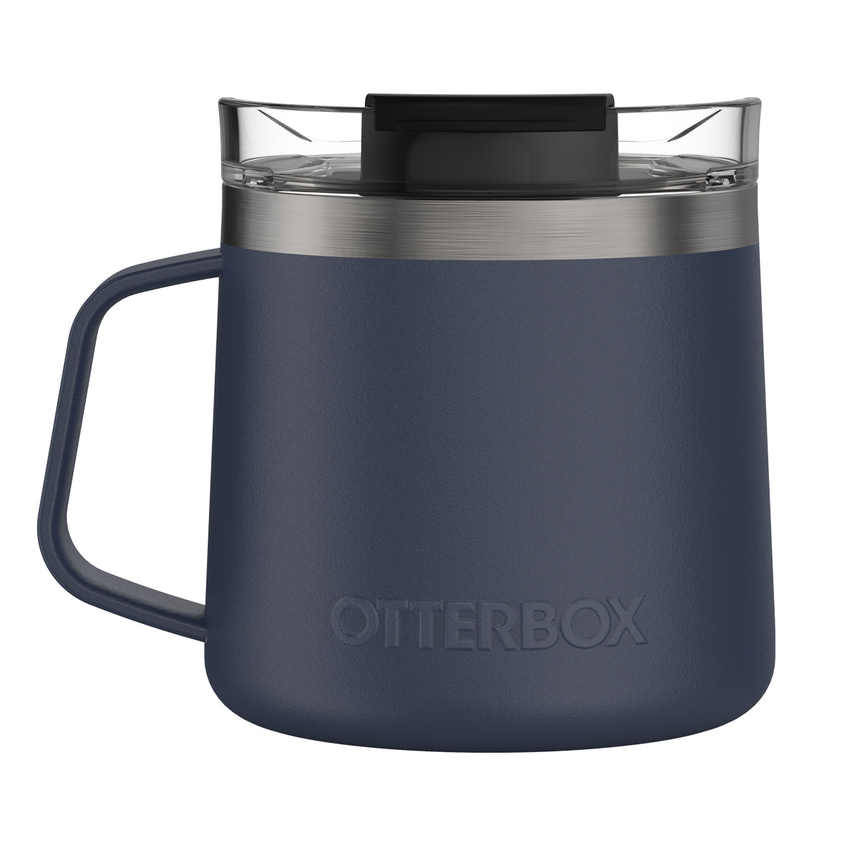 Otterbox Elevation Mug in Fashion Colors, 14 oz - Blue Steel - Front_Blank