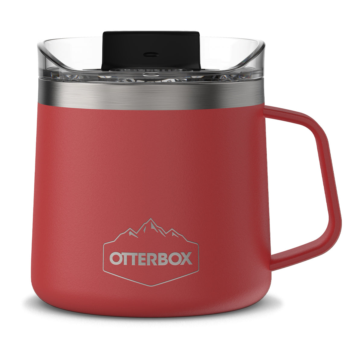Otterbox Elevation Mug in Fashion Colors, 14 oz - Candy Red - Back_Blank