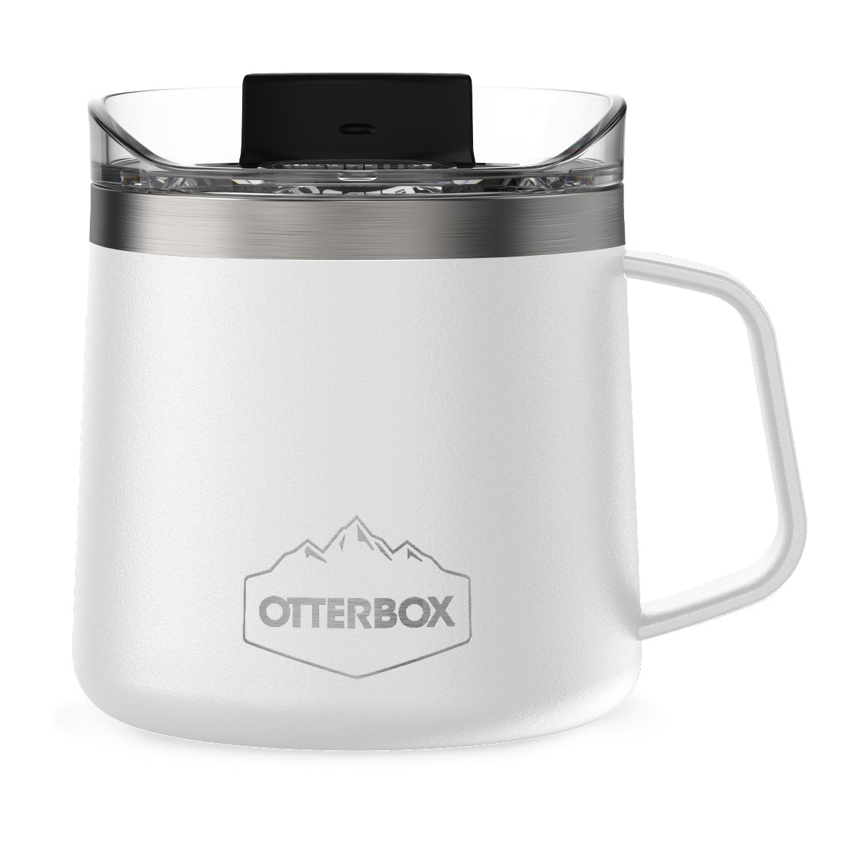 Otterbox Elevation Mug in Fashion Colors, 14 oz - White - Back_Blank