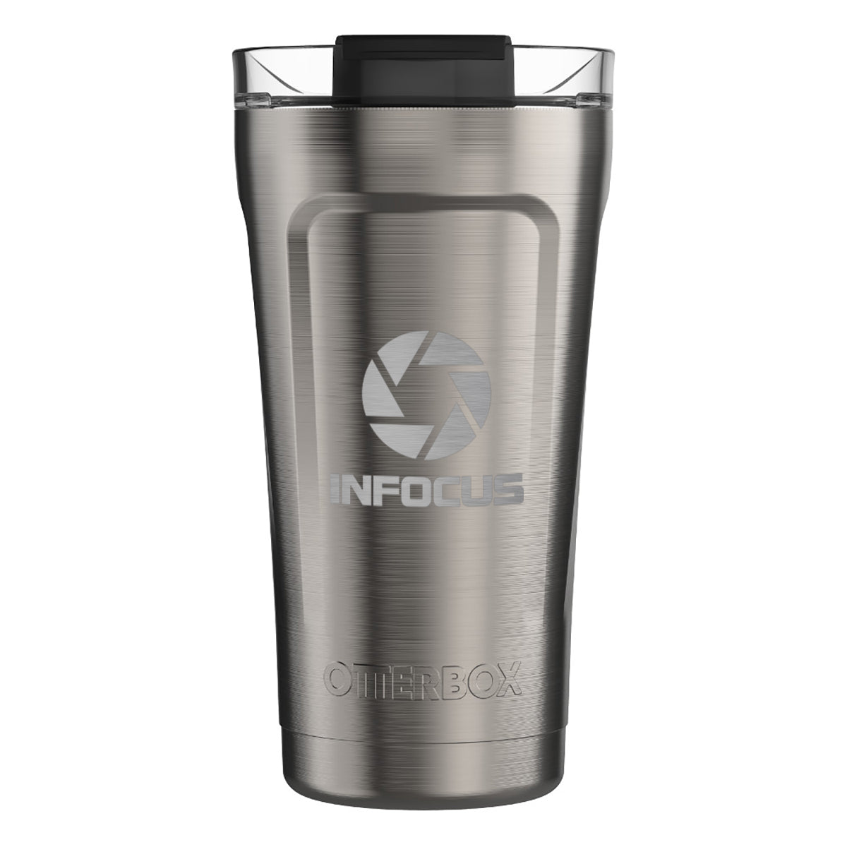 Otterbox Elevation Stainless Steel Tumbler, 16 oz - Silver - Laser Engraving