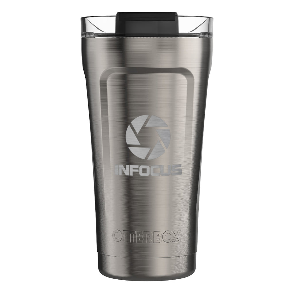 Otterbox Elevation Stainless Steel Tumbler, 16 oz - Silver - Laser Engraving