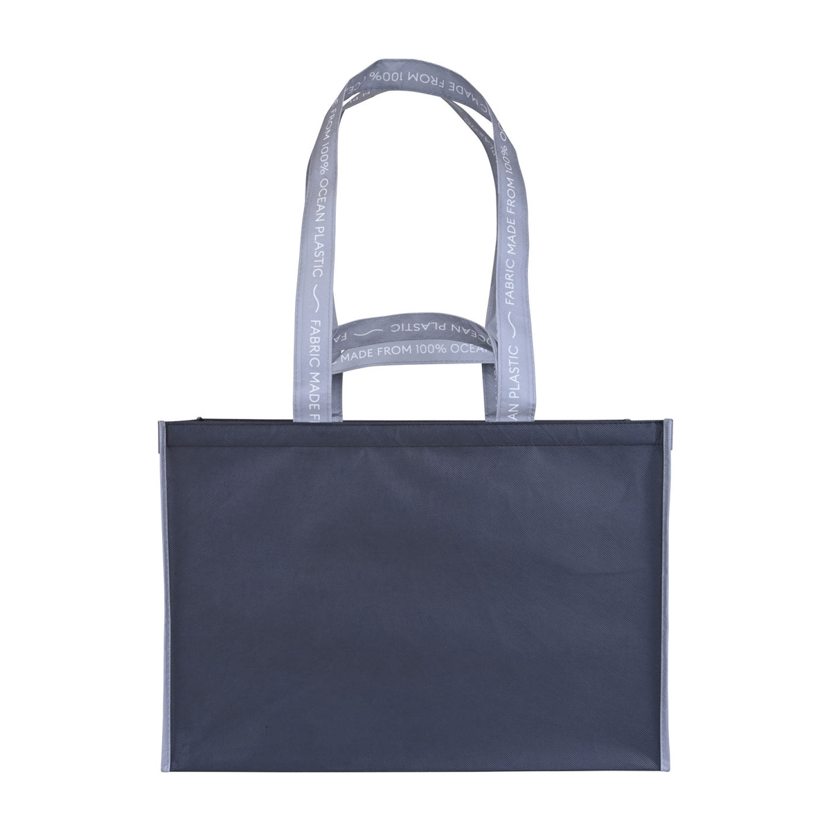 Out of the Ocean Reusable Shopper in Ocean Plastic, Extra Large Transfer - Black - View 3