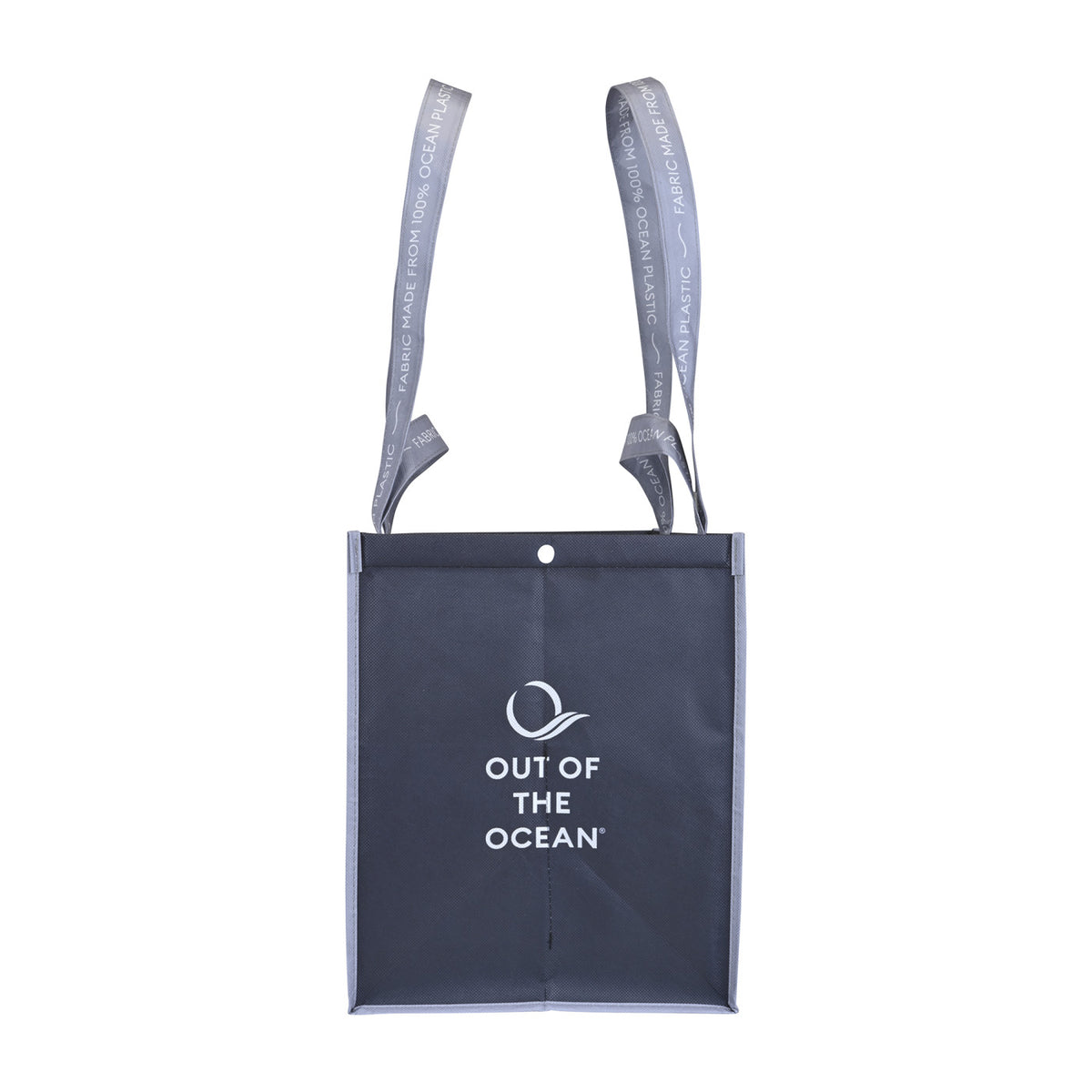 Out of the Ocean Reusable Shopper in Ocean Plastic, Extra Large Transfer - Black - View 5