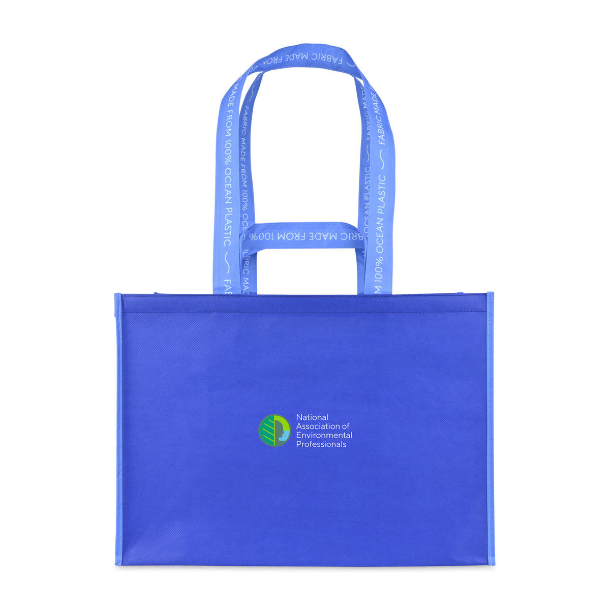 Out of the Ocean Reusable Shopper in Ocean Plastic, Extra Large Transfer - Navy - View 1