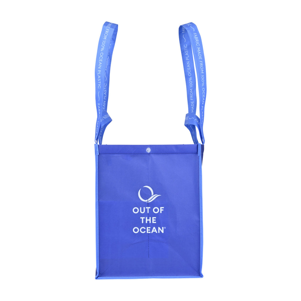 Out of the Ocean Reusable Shopper in Ocean Plastic, Extra Large Transfer - Navy - View 5